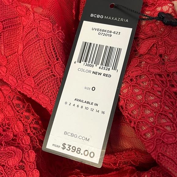 BCBG Andi Handkerchief Dress sz 0 - Picture 4 of 4